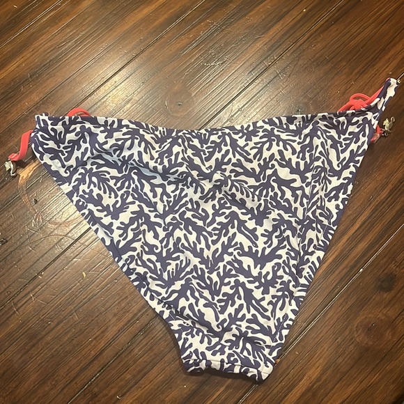 Lilly Pulitzer blue string bikini bottoms. Size Small - Picture 4 of 4